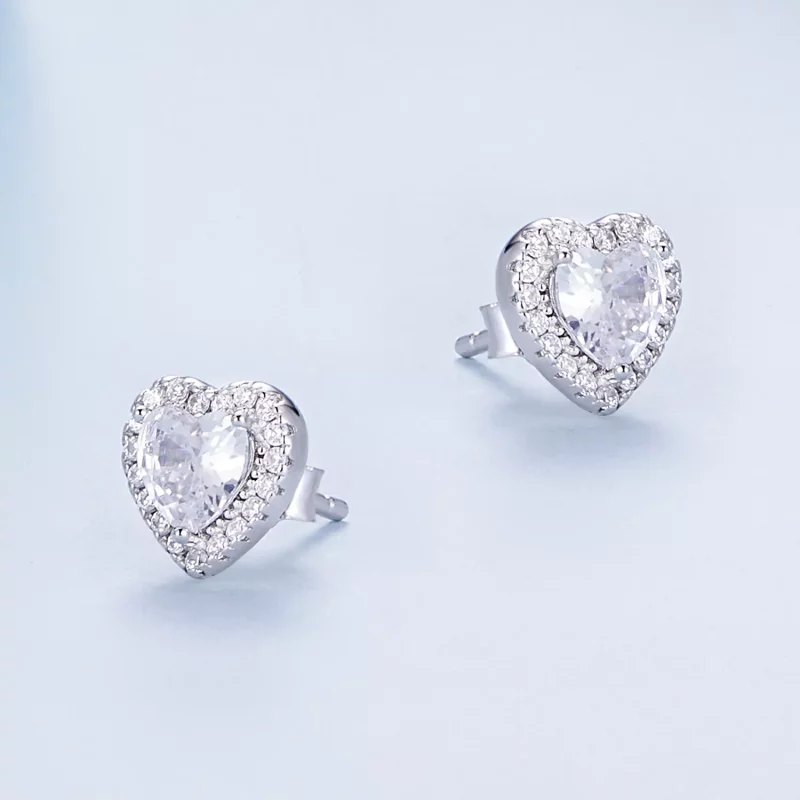 (afbeelding voor) Pandora Stijl Licht Luxe Stud Oorbellen - BSE894 - Bekijken 3