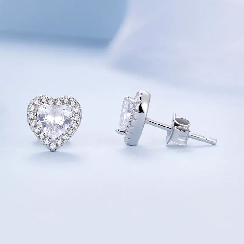 (afbeelding voor) Pandora Stijl Licht Luxe Stud Oorbellen - BSE894 - Bekijken 4
