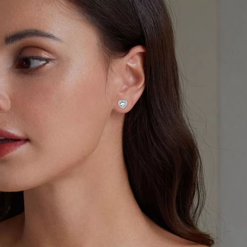 (afbeelding voor) Pandora Stijl Licht Luxe Stud Oorbellen - BSE894 - Bekijken 5