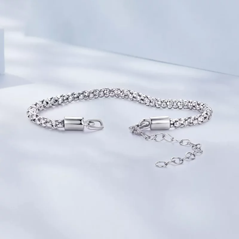 (afbeelding voor) Pandora-stijl Lichtbol Kettingarmband - BSB149 - Bekijken 2
