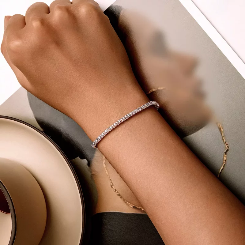 (afbeelding voor) Pandora-stijl Lichtbol Kettingarmband - BSB149 - Bekijken 3