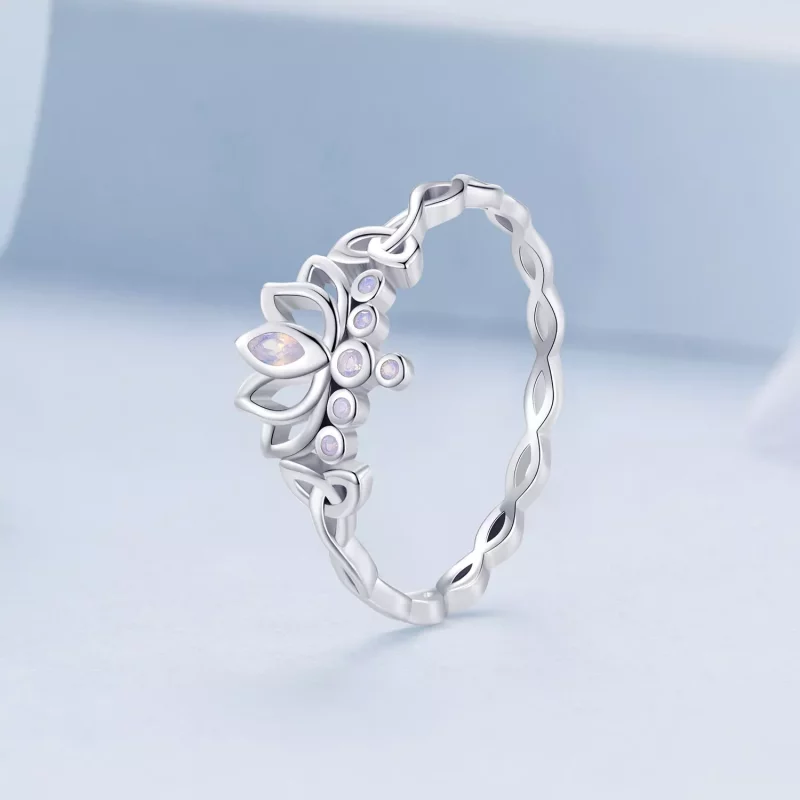 (afbeelding voor) Pandora Stijl Lotus Ring - BSR487 - Bekijken 2