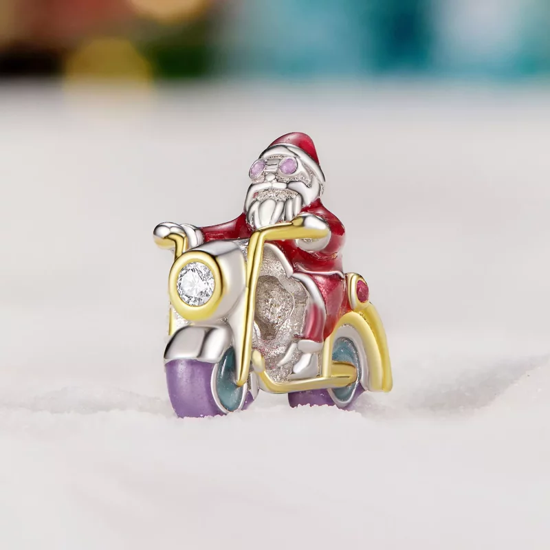 (afbeelding voor) Pandora Stijl Lumineuze Kerstman Is Hier Bedel - SCC2645 - Bekijken 2