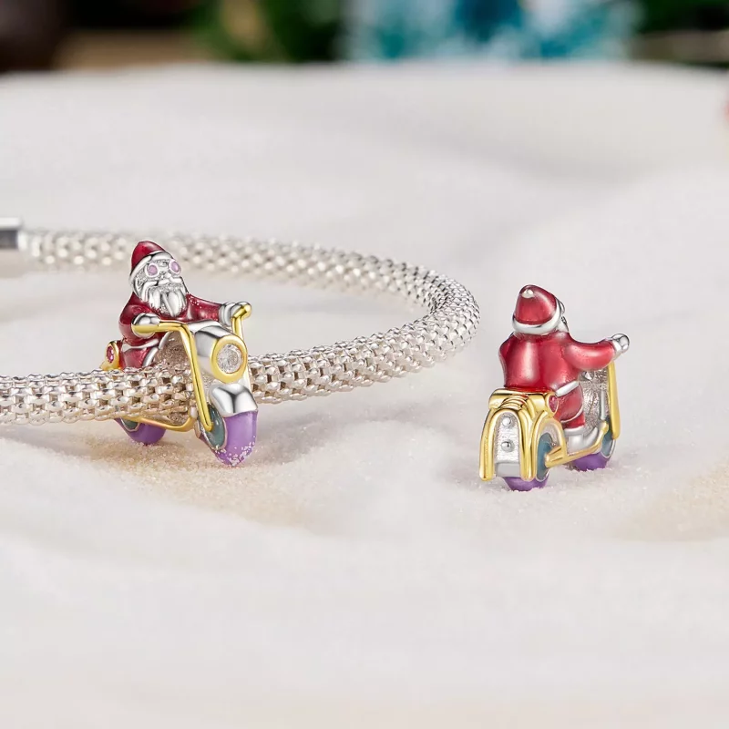 (afbeelding voor) Pandora Stijl Lumineuze Kerstman Is Hier Bedel - SCC2645 - Bekijken 4