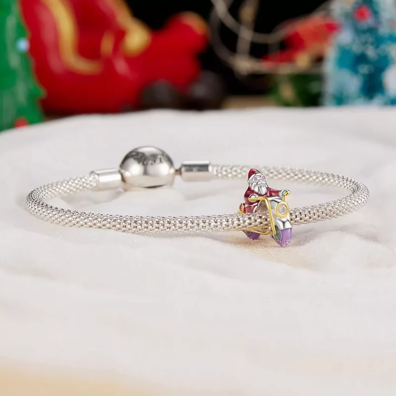 (afbeelding voor) Pandora Stijl Lumineuze Kerstman Is Hier Bedel - SCC2645 - Bekijken 5