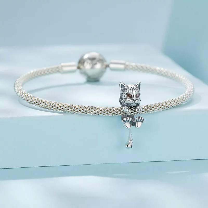 (afbeelding voor) Pandora-stijl Lynx-bedel - SCC2633 - Bekijken 3