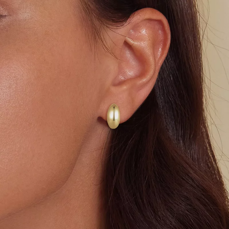 (afbeelding voor) Pandora-stijl Maan Studs Oorbellen - SCE1632-B - Bekijken 5