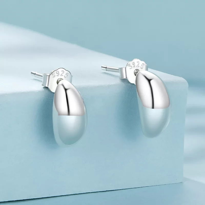 (afbeelding voor) Pandora-stijl Maan Studs Oorbellen - SCE1632 - Bekijken 2