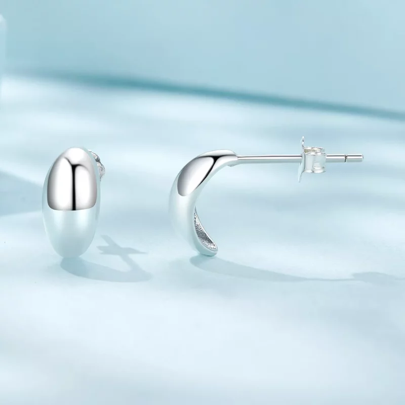 (afbeelding voor) Pandora-stijl Maan Studs Oorbellen - SCE1632 - Bekijken 4