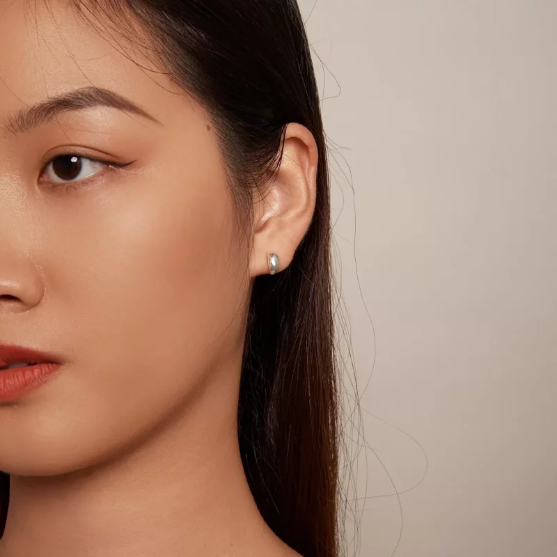 (afbeelding voor) Pandora-stijl Maan Studs Oorbellen - SCE1632 - Bekijken 7