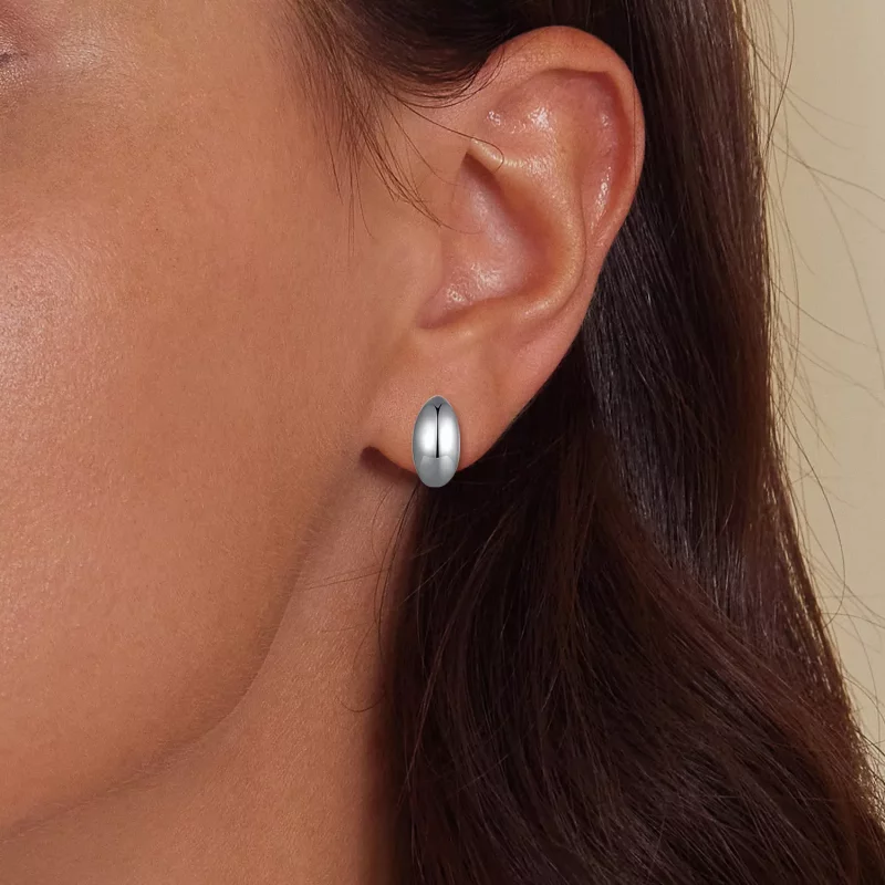 (afbeelding voor) Pandora-stijl Maan Studs Oorbellen - SCE1632 - Bekijken 9