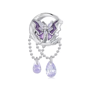 Pandora Stijl Maan Vlinder Bedel - SCC2545 (afbeelding voor) Pandora Stijl Maan Vlinder Bedel - SCC2545