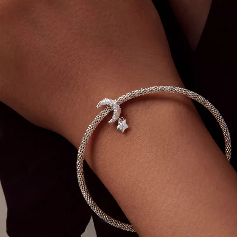 (afbeelding voor) Pandora-stijl Maanpatroon Bedel - SCC2619 - Bekijken 6