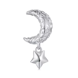 Pandora-stijl Maanpatroon Bedel - SCC2619 (afbeelding voor) Pandora-stijl Maanpatroon Bedel - SCC2619