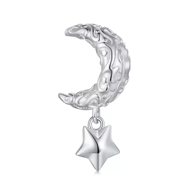 (afbeelding voor) Pandora-stijl Maanpatroon Bedel - SCC2619