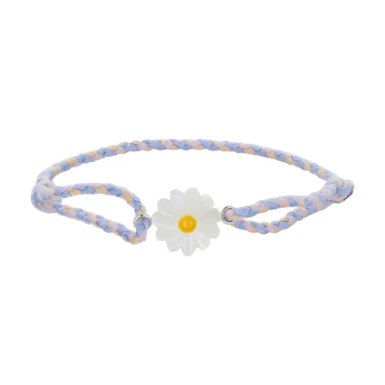 (afbeelding voor) Pandora-stijl Madeliefjeskoord Armband - SCB250