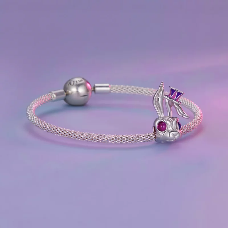 (afbeelding voor) Pandora Stijl Magisch Konijn Bedeltje - SCC2530 - Bekijken 5