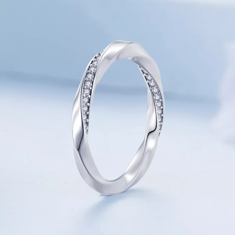 (afbeelding voor) Pandora Stijl Möbius Ring - BSR457 - Bekijken 2
