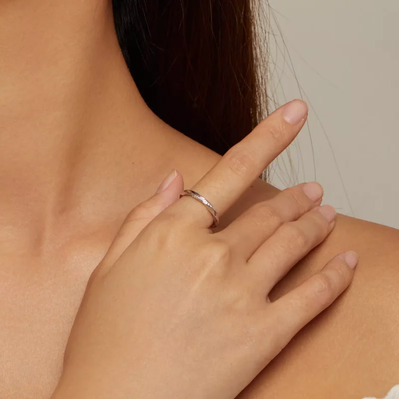 (afbeelding voor) Pandora Stijl Möbius Ring - BSR457 - Bekijken 4