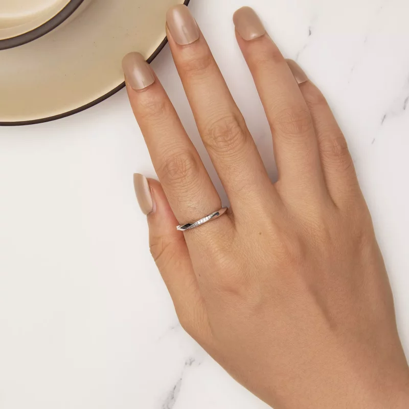 (afbeelding voor) Pandora Stijl Möbius Ring - BSR457 - Bekijken 5