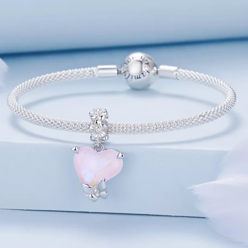 (afbeelding voor) Pandora Stijl Mocha Vlinder Hanger - BSC809 - Bekijken 3