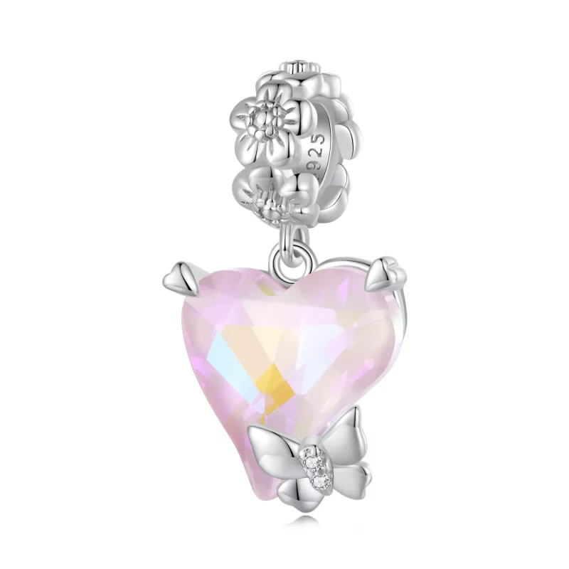 (afbeelding voor) Pandora Stijl Mocha Vlinder Hanger - BSC809 - Bekijken 6