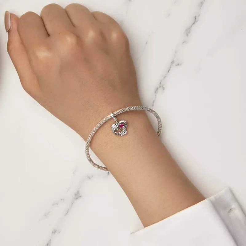 (afbeelding voor) Pandora-stijl Moeder en Zoon Knuffel Dangle - BSC901 - Bekijken 6