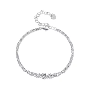 (afbeelding voor) Pandora Stijl Moissanite Armband (Één Certificaat) - MSB008