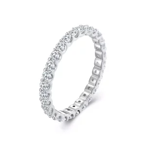 Pandora Stijl Moissanite Ring - MSR034 (afbeelding voor) Pandora Stijl Moissanite Ring - MSR034