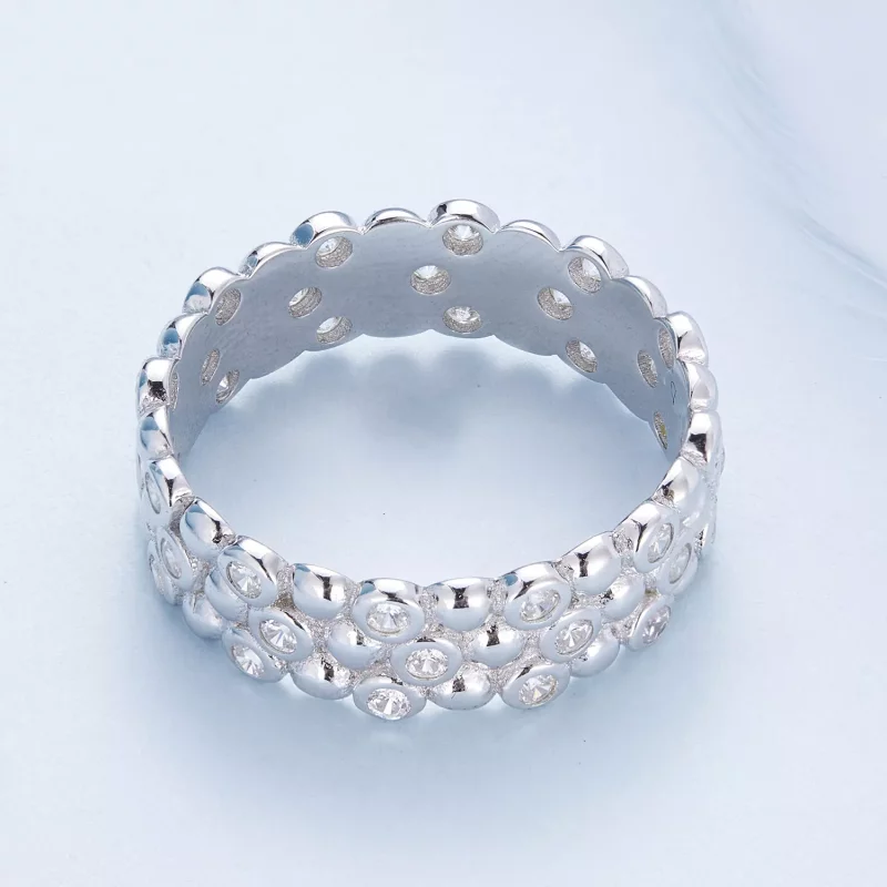 (afbeelding voor) Pandora Stijl Multi-Player Bean Ring - BSR407 - Bekijken 4
