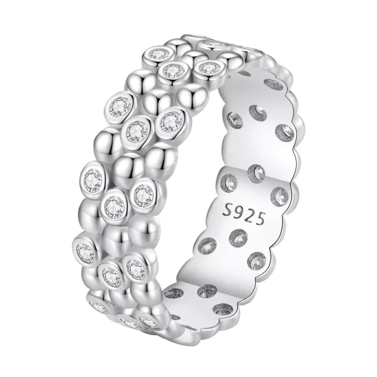 (afbeelding voor) Pandora Stijl Multi-Player Bean Ring - BSR407