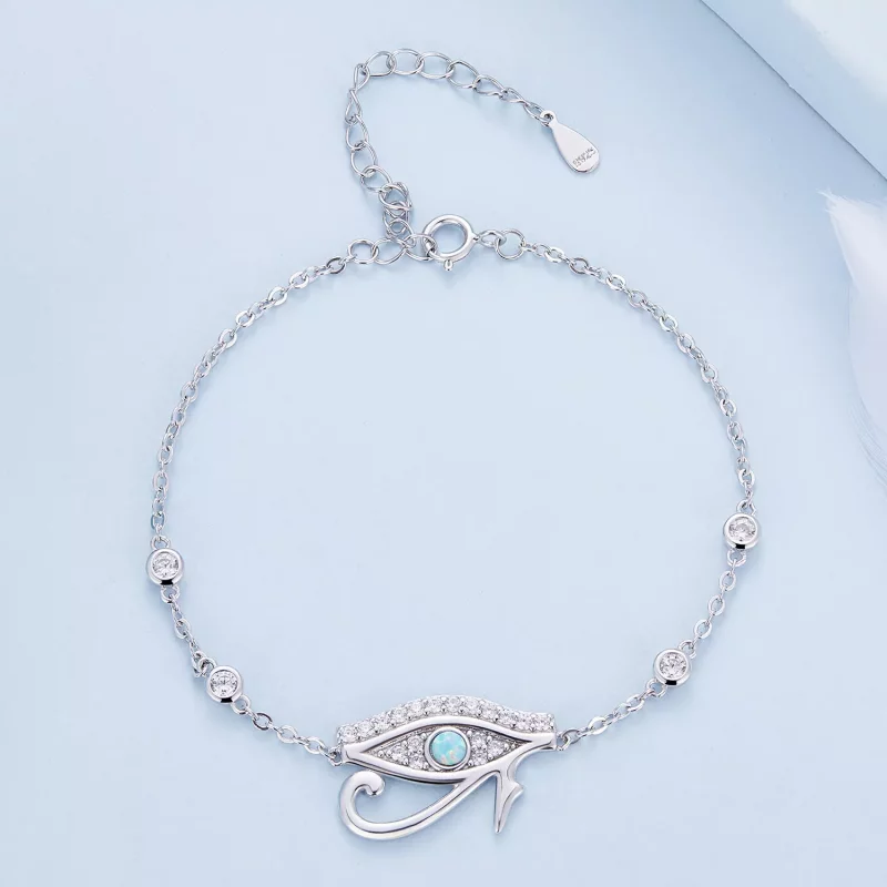 (afbeelding voor) Pandora-stijl Oog van Horus Kettingarmband - BSB114 - Bekijken 2