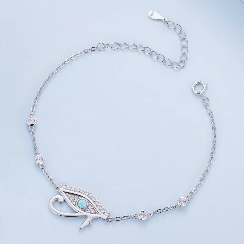 (afbeelding voor) Pandora-stijl Oog van Horus Kettingarmband - BSB114 - Bekijken 3