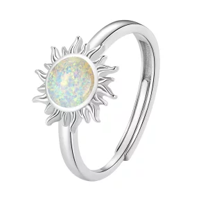 (afbeelding voor) Pandora-stijl Opal Zon Ring - BSR398