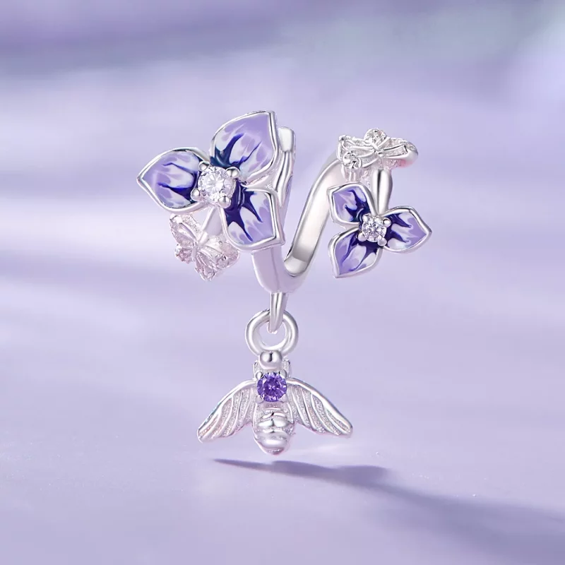 (afbeelding voor) Pandora stijl Pansy Dangle - SCC2584 - Bekijken 2