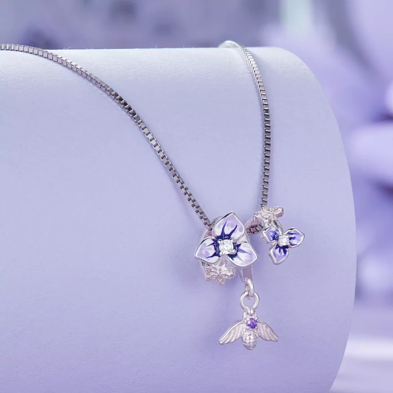 (afbeelding voor) Pandora stijl Pansy Dangle - SCC2584 - Bekijken 4