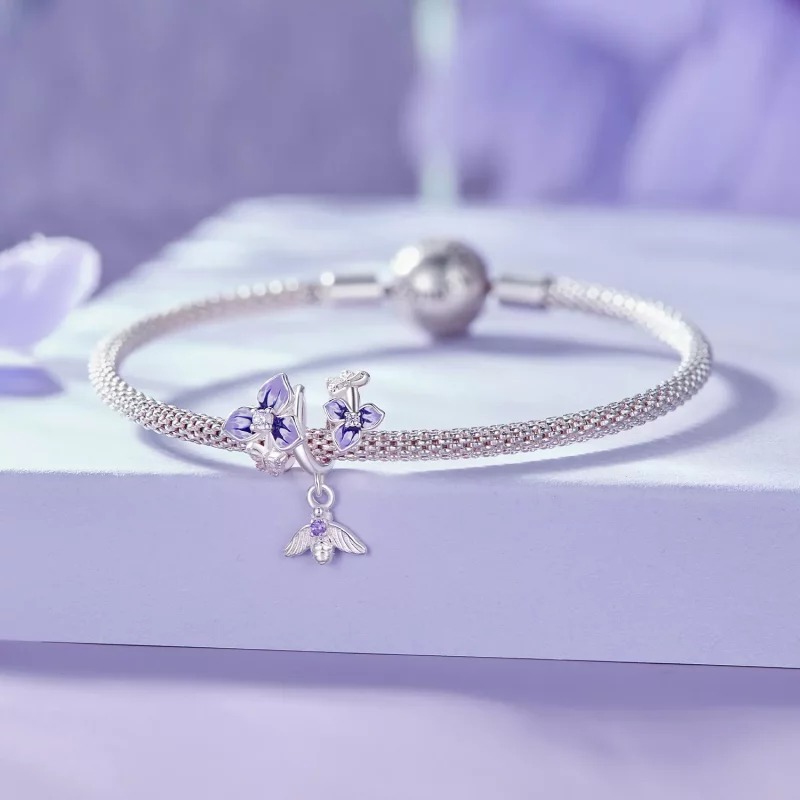 (afbeelding voor) Pandora stijl Pansy Dangle - SCC2584 - Bekijken 5