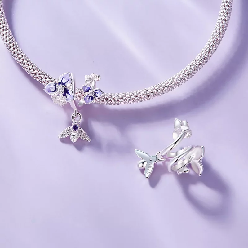 (afbeelding voor) Pandora stijl Pansy Dangle - SCC2584 - Bekijken 6