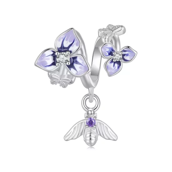 (afbeelding voor) Pandora stijl Pansy Dangle - SCC2584