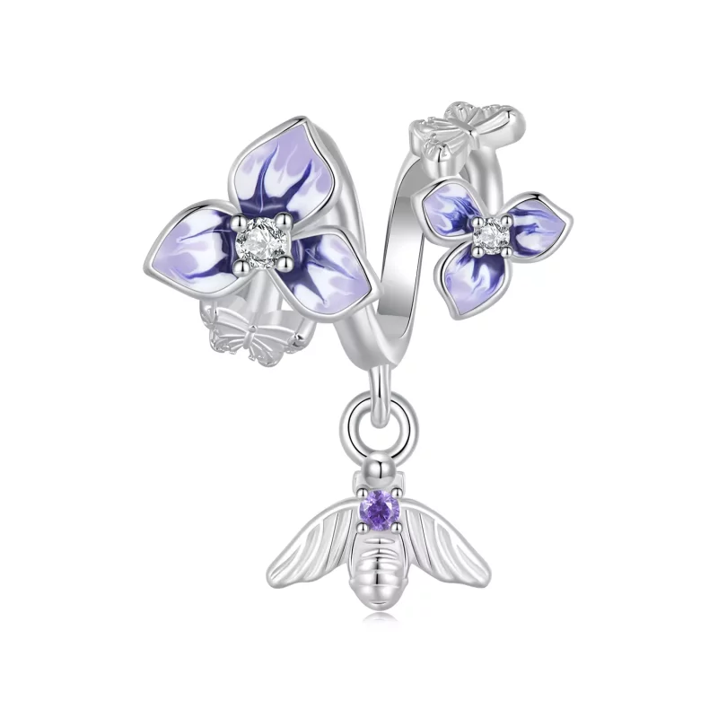 (afbeelding voor) Pandora stijl Pansy Dangle - SCC2584