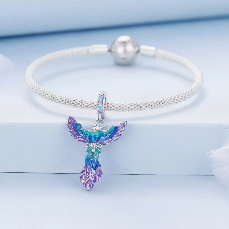 (afbeelding voor) Pandora Stijl Phoenix Hanger - BSC880 - Bekijken 3