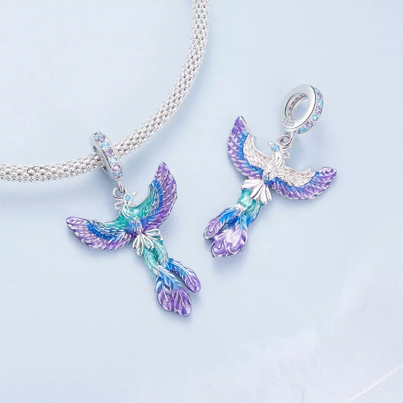 (afbeelding voor) Pandora Stijl Phoenix Hanger - BSC880 - Bekijken 4