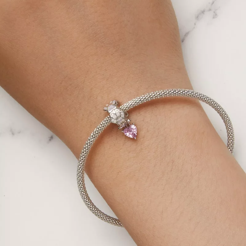 (afbeelding voor) Pandora-stijl pootafdruk hanger - SCC2577 - Bekijken 9