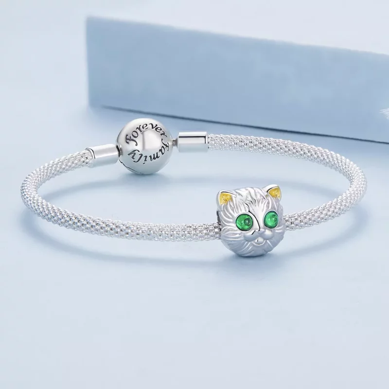(afbeelding voor) Pandora Stijl Prachtige Kattenbedel - BSC834 - Bekijken 5