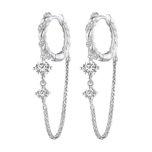 (afbeelding voor) Pandora-stijl Prachtige Kwast Hanger Oorbellen - BSE822