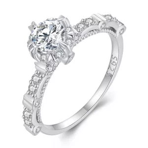 (afbeelding voor) Pandora stijl Prachtige Moissanite Ring - MSR023
