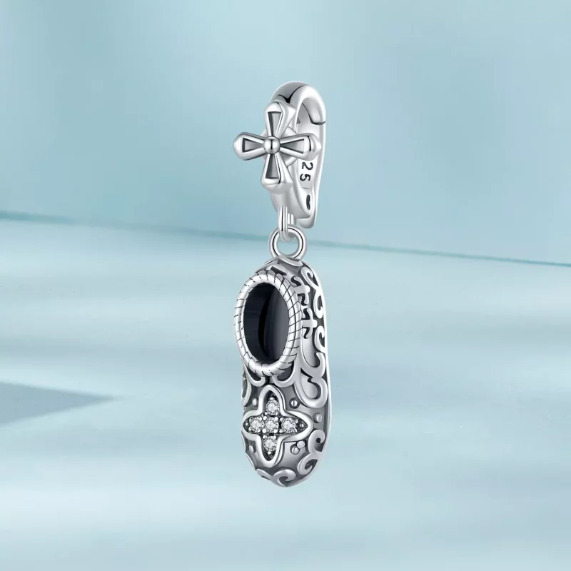 (afbeelding voor) Pandora Stijl Prachtige Patroon Schoenen Hanger - SCC2573 - Bekijken 2