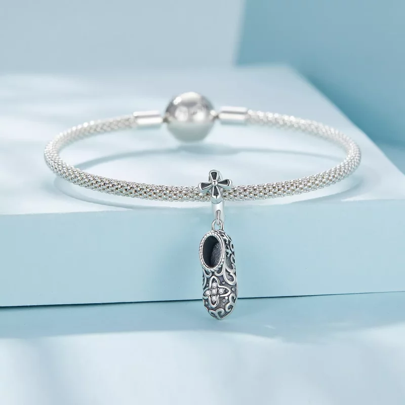 (afbeelding voor) Pandora Stijl Prachtige Patroon Schoenen Hanger - SCC2573 - Bekijken 4