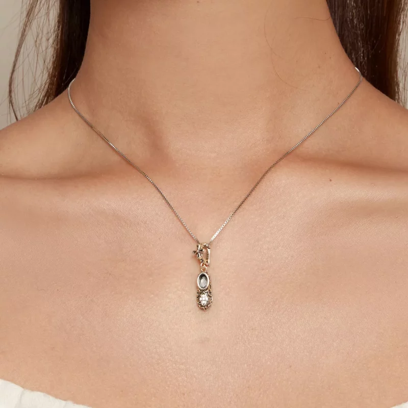 (afbeelding voor) Pandora Stijl Prachtige Patroon Schoenen Hanger - SCC2573 - Bekijken 6