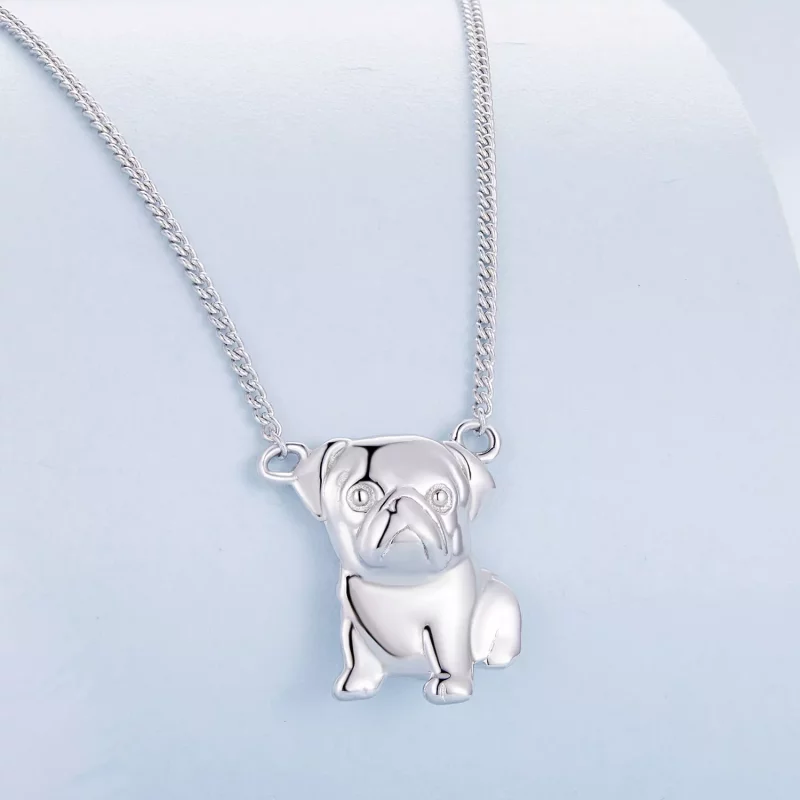 (afbeelding voor) Pandora stijl Pug Halsketting - BSN354 - Bekijken 2